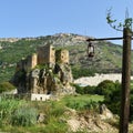 Msailaha, historic site with a small fort built by the crusaders on the road between Tripoli and Jbeil Byblos Royalty Free Stock Photo