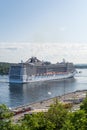 MSC Fantasia cruise ship in stockholm