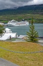 MSC Lirica Cruise ship in Akureyri, Iceland