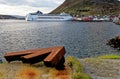 MSC Lirica Cruise ship in Honningsvag port