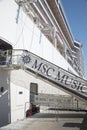 MSC Musica cruise ship Royalty Free Stock Photo