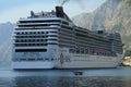 MSC Poesia, departure from the port of Kotor 30.04.2018