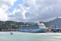 MSC Poesia Lying Antigua Royalty Free Stock Photo