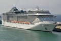 MSC Splendida Royalty Free Stock Photo