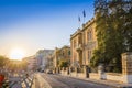 Msida, Malta - Beautiful sunset at the old streets of Msida