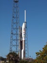 MSL and the Atlas 5 Rocket Royalty Free Stock Photo