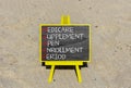 MSOEP symbol. Concept words MSOEP medicare supplement open enrollment period on blackboard. Beautiful sand background. Medical