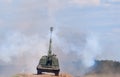 Msta-S artillery shoots