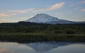 Mt Adams Reflecting in Trout Lake