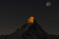 Mt Ama Dablam Peak Himalaya sunrise