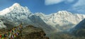 Mt Annapurna I in Nepal Royalty Free Stock Photo