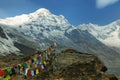 Mt Annapurna South in Nepal Royalty Free Stock Photo