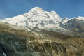 Mt Annapurna South in Nepal Royalty Free Stock Photo