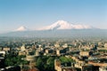 Mt. Ararat at Yerevan, Armenia Royalty Free Stock Photo