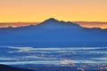 Mt. Baker and Fraser Valley at sunrise