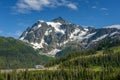 Mt. Baker Ski Area and the White Salmon Day Lodge. Royalty Free Stock Photo