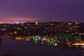 Mt. Bonnell overlook night Royalty Free Stock Photo