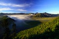 Mt.Bromo and Semeru,Java,Indonesia Royalty Free Stock Photo