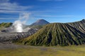Mt.Bromo and Sumeru,Java,Indonesia Royalty Free Stock Photo