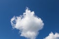 Clouds in a Blue Sky above Mt Cammerer Royalty Free Stock Photo