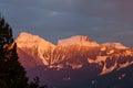 Mt. Cheam at sunset, Chilliwack, British Columbia, Canada