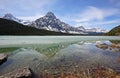 Mt Chephren on Waterfowl Lake Royalty Free Stock Photo