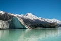 Mt Cook viewed from Tasman Lake, New Zealand Royalty Free Stock Photo