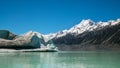 Mt Cook viewed from Tasman Lake, New Zealand Royalty Free Stock Photo