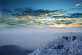 Mt. Emei snow and sunrise