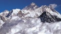 Mt. Everest as seen from Gokyo Kalapatthar, Nepal Royalty Free Stock Photo