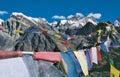 Mt. Everest Range from Gokyo Kalapatthar, Nepal Royalty Free Stock Photo