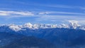Mt.everest taken in nagarkot, nepal Royalty Free Stock Photo