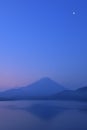 Mt Fuji at Blue moment Royalty Free Stock Photo
