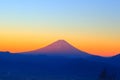 Mt. Fuji at dawn