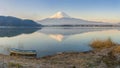 Mt Fuji in the early morning Royalty Free Stock Photo