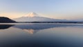 Mt Fuji in the early morning Royalty Free Stock Photo