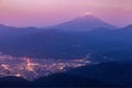 Mt.Fuji and Kofu city