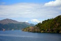Mt. Fuji and Lake Ashi, Japan Royalty Free Stock Photo