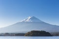 Mt. Fuji with lake. Kawaguchi-ko. Royalty Free Stock Photo