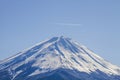 Mt. Fuji and lake kawaguchiko Royalty Free Stock Photo