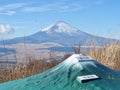 Mt. Fuji and a Little Mt. Fuji
