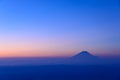 Mt.Fuji and Sea of clouds Royalty Free Stock Photo