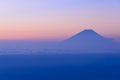 Mt.Fuji and Sea of clouds Royalty Free Stock Photo