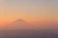 Mt.Fuji and Sea of clouds Royalty Free Stock Photo