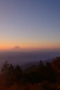 Mt.Fuji and Sea of clouds Royalty Free Stock Photo