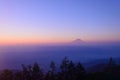 Mt.Fuji and Sea of clouds Royalty Free Stock Photo