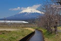 Mt Fuji and Tokaido Shinkansen