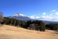 Mt. Fuji, view from Asagiri highlands winter