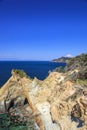 Mt. Fuji view from Cape Koganezaki Royalty Free Stock Photo