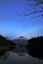 Mt. Fuji, view from Tanuki lake night scene